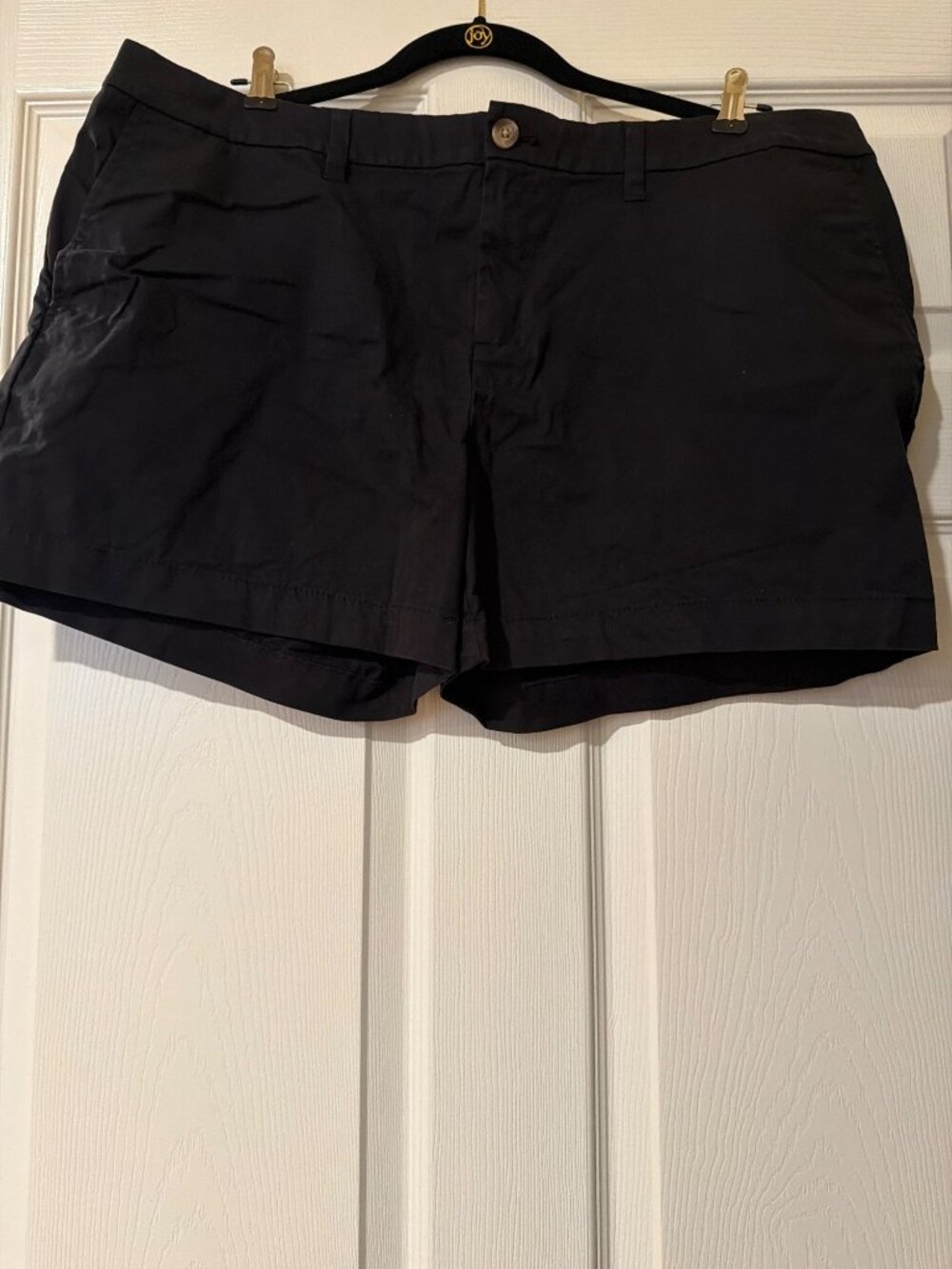 Faded Glory Womens Black Shorts Size 18 Cotton Blend Casual Wear